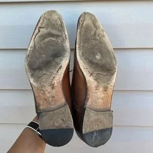 Gucci | Shoes | Gucci Lace Up Burnished Toe Leather Oxfords  display picture 3
